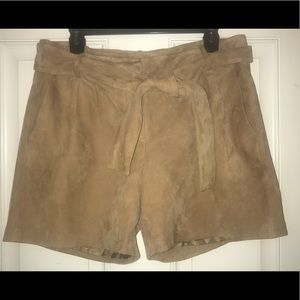 Talbots size 10 Camel color Suede Shorts NWOT